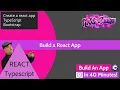 React Tutorial Convert C to React Typescript C - ep25