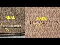 Michael Kors backpack real vs fake How to spot fake Michael Kors bags and backpacks
