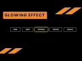 Navbar with Glowing Effect on Hover Pure CSS Animation