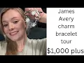 James Avery charm bracelet OVER 1 000 worth of charms collecting since 2016