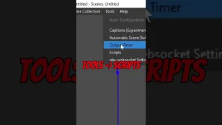 Did you know about this OBS Studio feature Timer Countdown