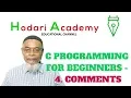 C Programming for Beginners - 4 Comments