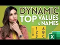 Create an Interactive Top N Report in Excel includes duplicate values with Filter Function