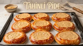 1 TANE ASLA YETMEZ ‼️ ALLAH'IM BU NASIL BİR LEZZET 👌 TAHİNLİ PİDE TARİFİ / PİDE YAPIMI 
