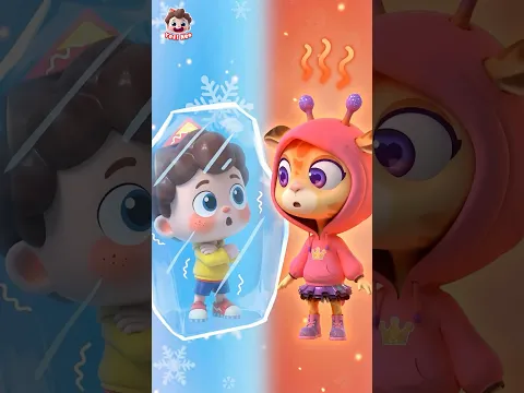 Cold VS Hot Challenge 🥵🥶 | Healthy Habits for Kids #shorts