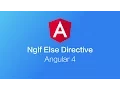 Angular 4 - NgIf Else Directive