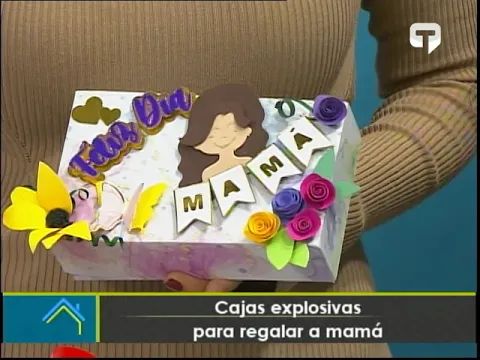 Cajas explosivas para regalar a mamá