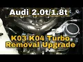 Download Lagu (Audi) B7/B8/B8.5 How To Remove Your Turbo at home By your Self K04 Upgrade? 2.0t /1.8t Tfsi | Fsi