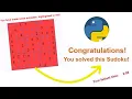 Solve any Sudoku puzzle with this Python program