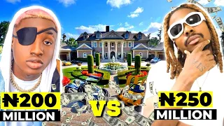 who is richer asake or ruger net worth car collection mansion 