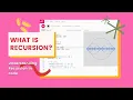 Understanding Recursion in p5js
