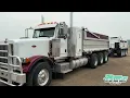 SOLD Peterbilt 378 Tri Drive 8x6 Sleeper Dump Truck with New Drop In Cummins ISX JA