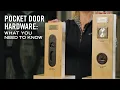 Emtek Pocket Door Hardware Comparison Mortise vs Tubular - Available at Kuiken Brothers