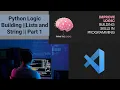 Python Logic Building Simple Coding Questions on Lists and String - Part 1 datatechinfo