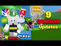 9 CANCELED Updates in Bee Swarm Simulator Gummy Bear Quests Extract Dispensers Beesmas
