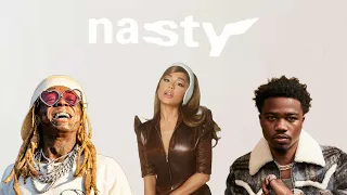 ariana grande ft roddy ricch u0026 lil wayne nasty remix
