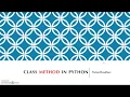 Class Method in Python