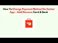 How To Change Payment Method on Dasher App - Card Bank