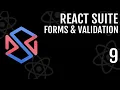 React Suite Course Forms and Validation