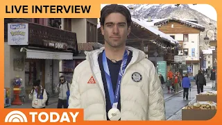 US Skier Alex Hall Talks Olympic Silver Medal Win So Stoked
