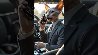 القطة المجنونة خانت مياو مع الغوريلا الضخمة الشريرة ولاكن النهايه كانت صدمة Shorts Ai Cats 