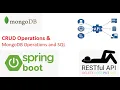 27 - 1 MongoDB REST API Web Services Spring Boot Custom APIs for CRUD operations
