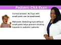 Pediatric Nurse Aide CNA Practice Test with Nurse Eunice