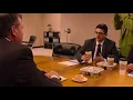 Twin Peaks 2017 Co-worker tries Green Tea Latte after Dougie takes his coffee