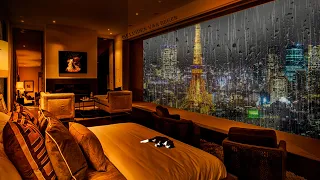 Rainy Night In Paris Is So Sparkling Heavy Rain And Rolling Thunder Sounds 