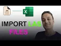 How to Import LAS Files into Excel 2025 Step-by-Step Data Tutorial