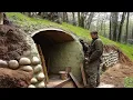Download Lagu Building an Amazing UNDERGROUND Hut in the Wilderness | From Start to Finish