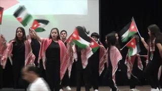 مدارس وروضة الهدف التربوي فقرة نشيد العلم الاردني دندنها