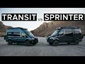 Download Lagu FORD TRANSIT TRAIL vs MERCEDES SPRINTER AWD | Camper Van Comparison | Off Road Test and Drag Race