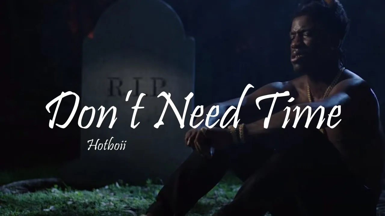 Time is needed. Time is needed