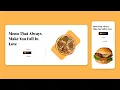 Create a Mouth-Watering Fast Food Menu Slider with HTML CSS JS