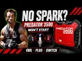 Predator 3500 Inverter Won t Start No Spark Troubleshooting