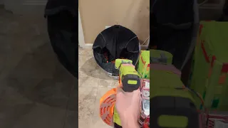 Ryobi Not-a-Drill and Super Drum 70 - brushless nerf blaster mag dump