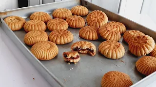 معمول التمر الفاخر بالشوفان علي طريقتي الخاصه برسمه ثابته وقوام ناعم جدا بيدوووب بالفم 