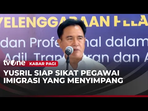 Yusril Evaluasi Internal Terkait Dugaan Suap Imigrasi