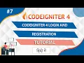Codeigniter 4 login and registration in hindi Learn codeigniter For Free
