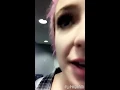 Tana Mongeau snapchat story - couple in the airport