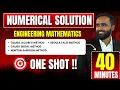 NUMERICAL SOLUTION ENGINEERING MATHEMATICS ONE SHOT PRADEEP SIR