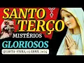 Download Lagu Santo Terço de hoje Quarta-feira (03/04/2024)🌹Mistérios Gloriosos🌹Terço Mariano / Terço de Fátima