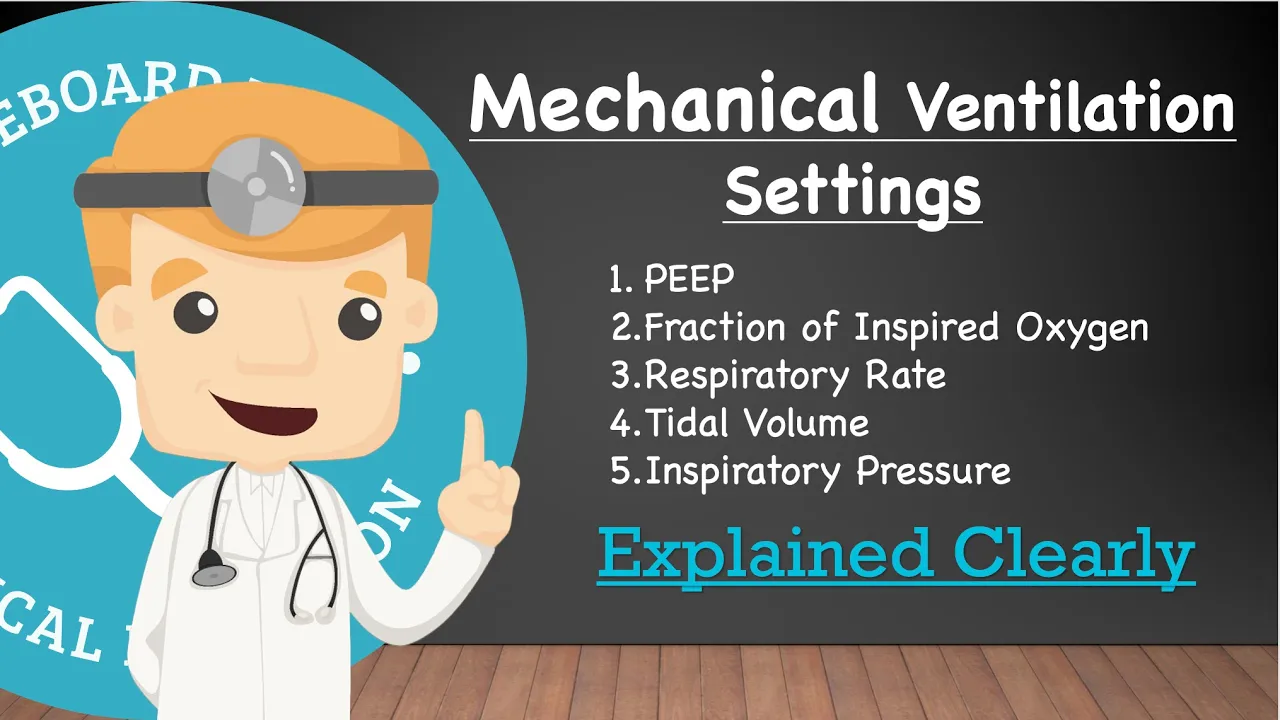 Mechanical Ventilation Basics - PEEP, FiO2, Respiratory Rate, Tidal Volume | Clinical Medicine