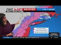 First Alert Forecast Winter Storm Warning