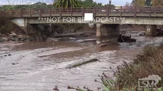 01-09-2018 Carpinteria CA - Huge Debris Pile on the Coast