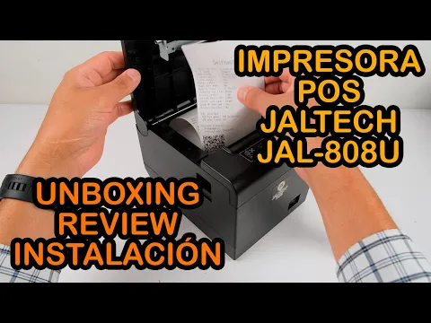 Download MP3 Impresora🖨️POS Jaltech JAL-808U | Unboxing📦| Review | Instalación Windows | Prueba de impresión