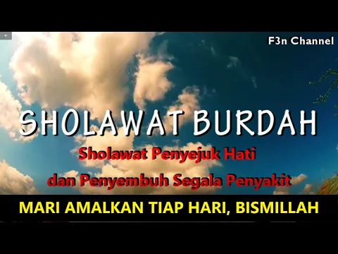 Download MP3 SHOLAWAT BURDAH - SHOLAWAT MERDU PENYEJUK HATI PENYEMBUH SEGALA PENYAKIT