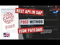 REST API in SAP - Create POST Method with JSON Payload english