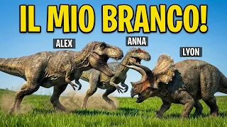 HO CREATO UN BRANCO DI DINOSAURI CON I MIEI AMICI ED È SUCCESSO QUESTO!